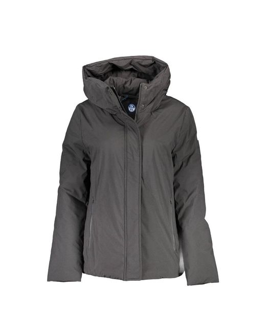 North Sails Gray Polyester Jackets & Coat
