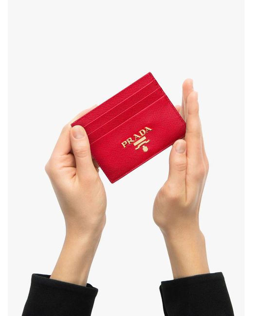saffiano leather card holder