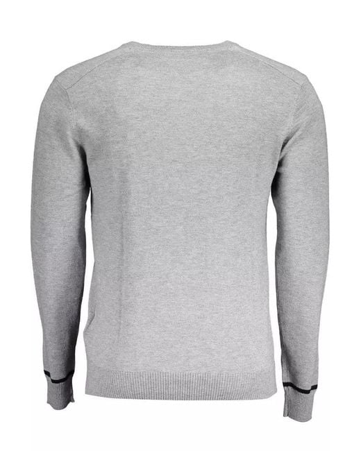Guess Gray Wool Sweater for men