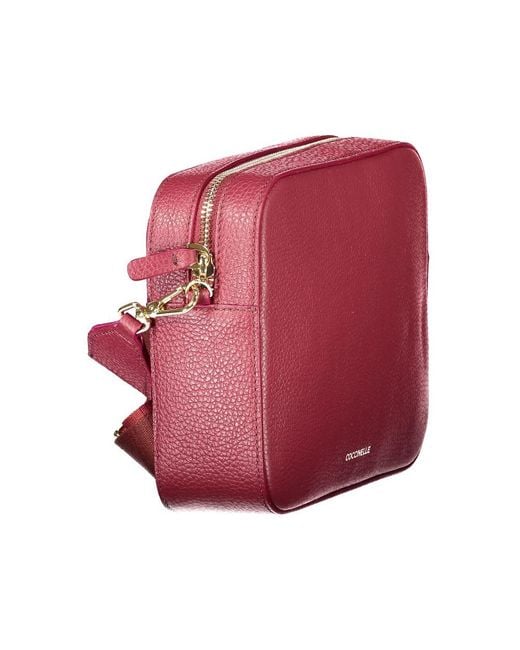 Coccinelle Red Leather Handbag