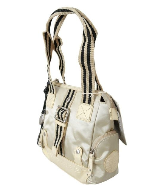 WAYFARER Natural Beige Handbag Shoulder Tote Fabric Purse