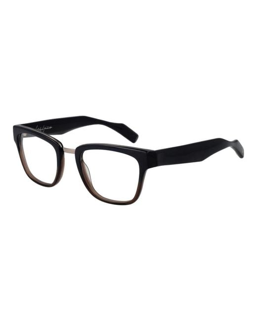 Yohji Yamamoto Black Acetate Glasses (Frames)