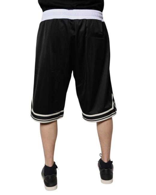 Dolce & Gabbana Black Sport Shorts for men