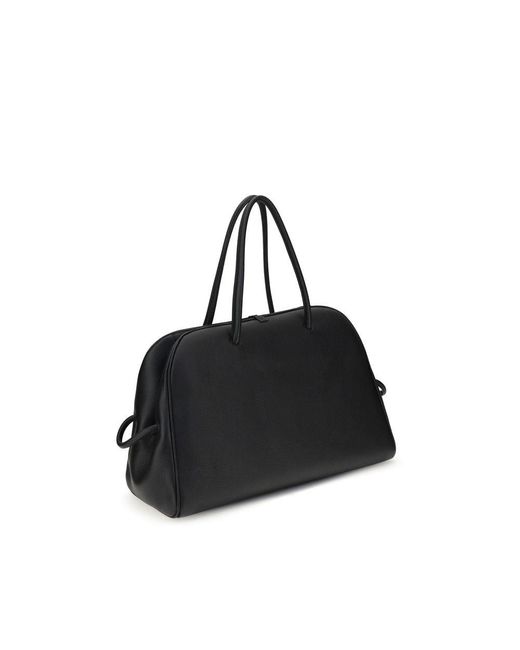 Jacquemus Black Calf Leather Bos Taurus Handbag Bag