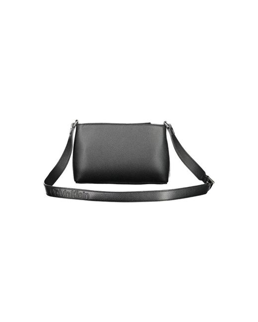 Calvin Klein Black Polyester Handbag for men