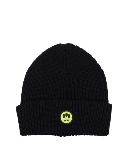 Barrow Black Wool Beanie for men