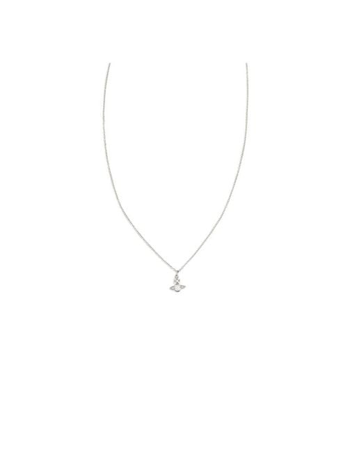 Vivienne Westwood White Gold Metal Necklace