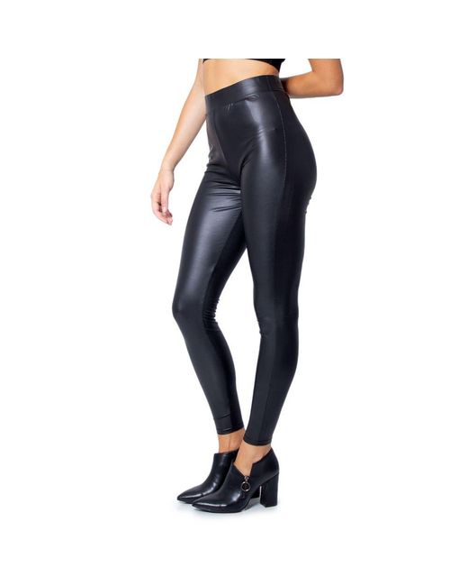ONLY Blue Black Polyester Jeans & Pant