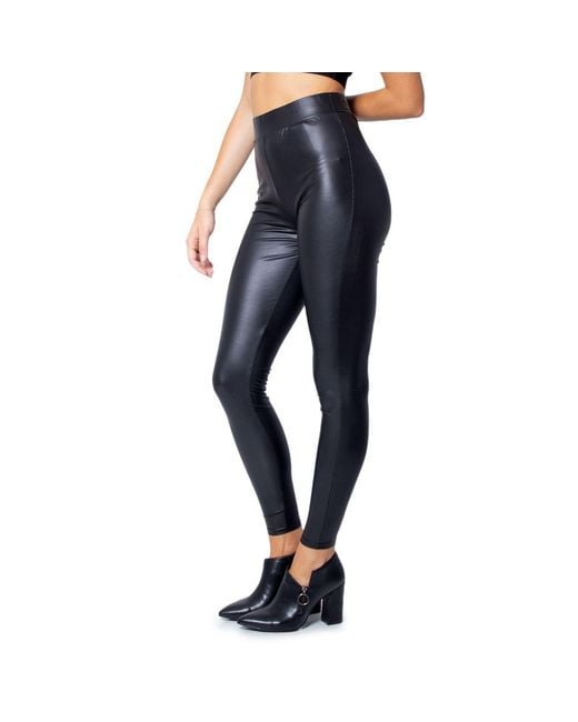ONLY Blue Black Polyester Jeans & Pant