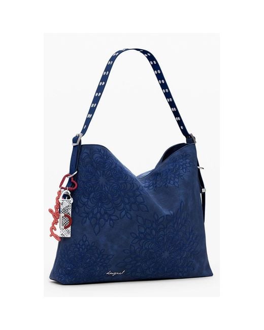 Desigual Blue Polyurethane 's Shoulder Bag