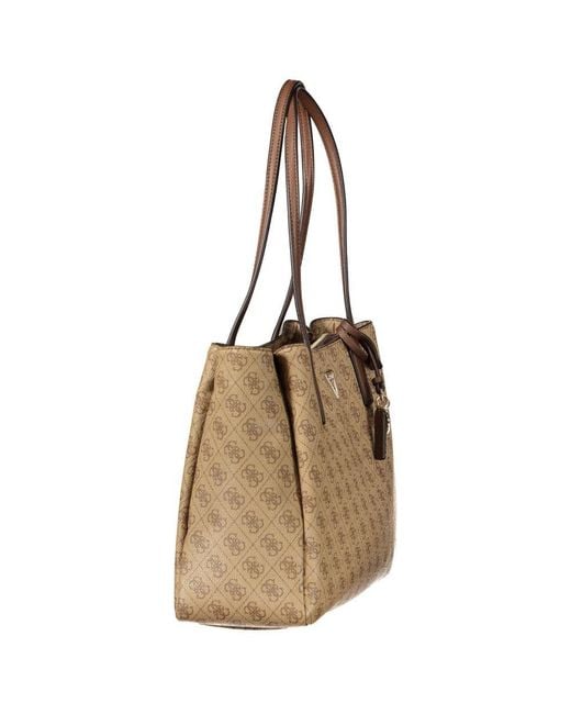 Guess Natural Beige Polyurethane 's Bag