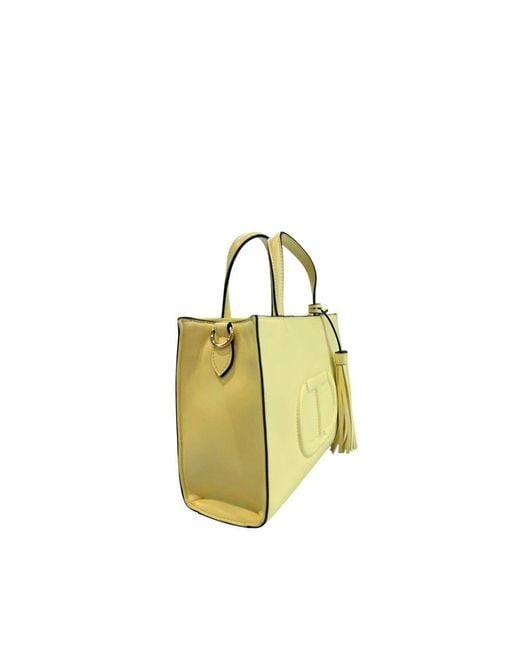 Twinset Yellow Pu Handbag
