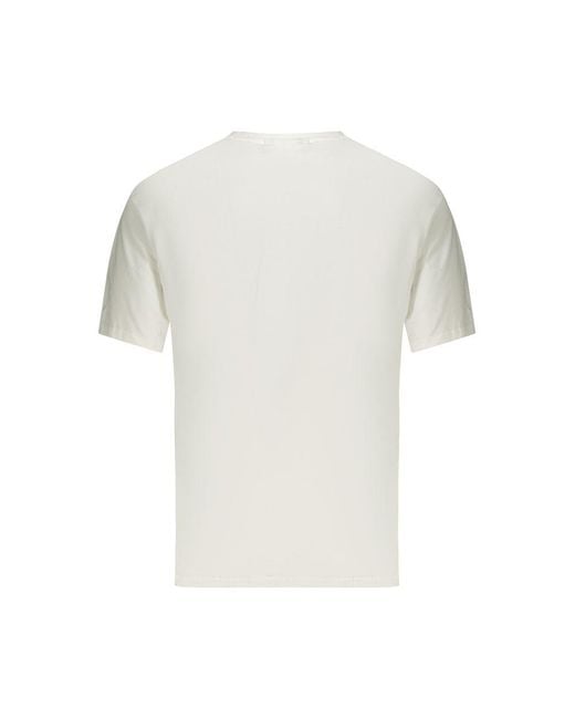 Calvin Klein White Cotton Men T for men