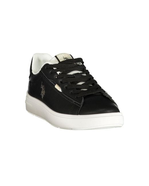 U.S. POLO ASSN. Black Nero Polyurethane 's Sneaker