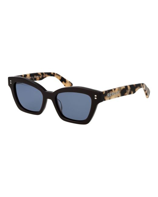 Replay Blue Acetate Sunglasses