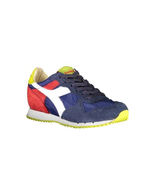 Diadora Blue Leather Sneaker