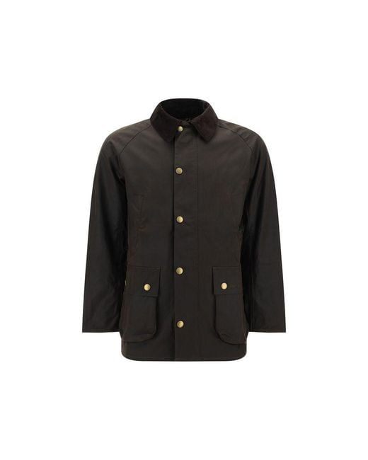 Barbour Black Bicolor Cotton Full for men