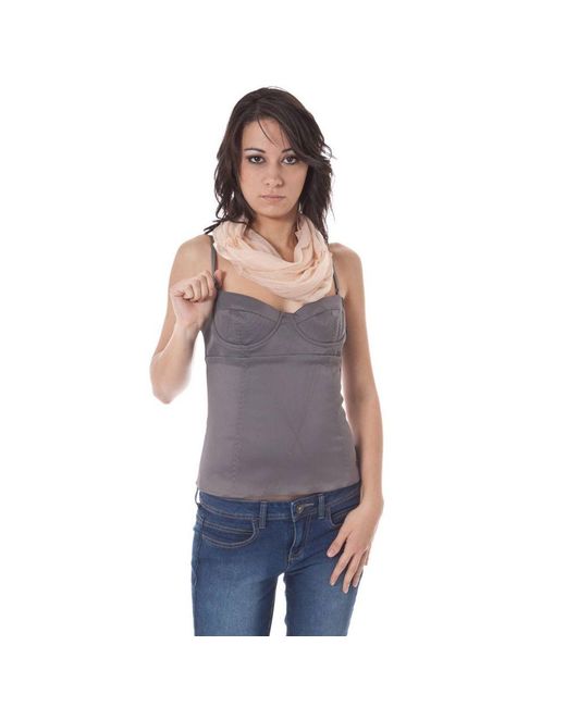 John Galliano Purple Grigio Acetato Intimate Top