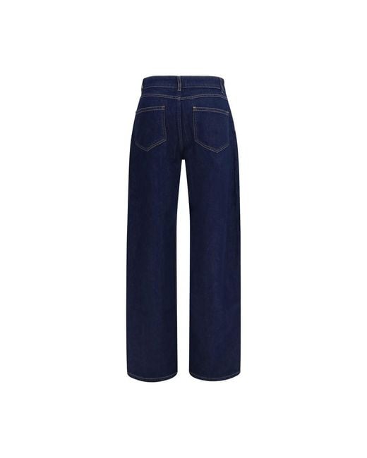 Max Mara Blue Cotton Jeans Denim