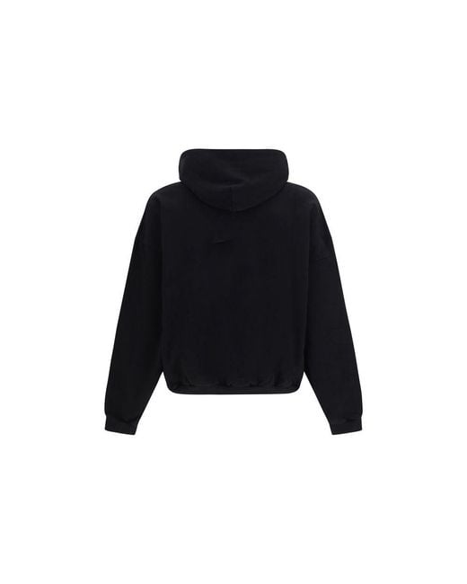 Represent Black Cotton Sweatshirt for men