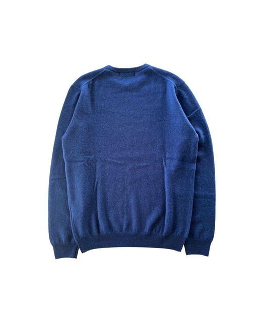 Baldinini Blue Cashmere Sweater for men