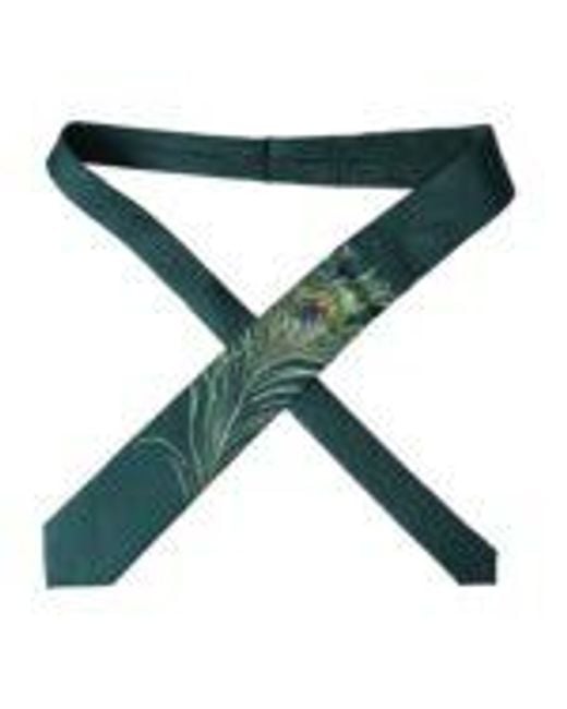 Dolce & Gabbana Green Silk Tie for men