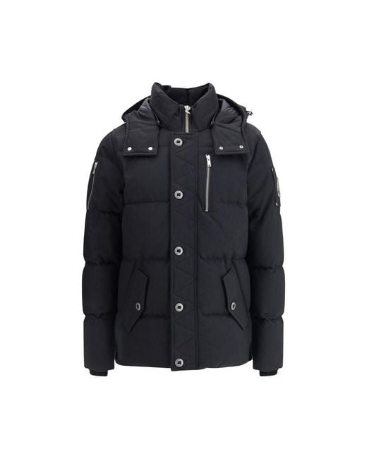 Moose Knuckles Black Original 3q Down Jacket for men