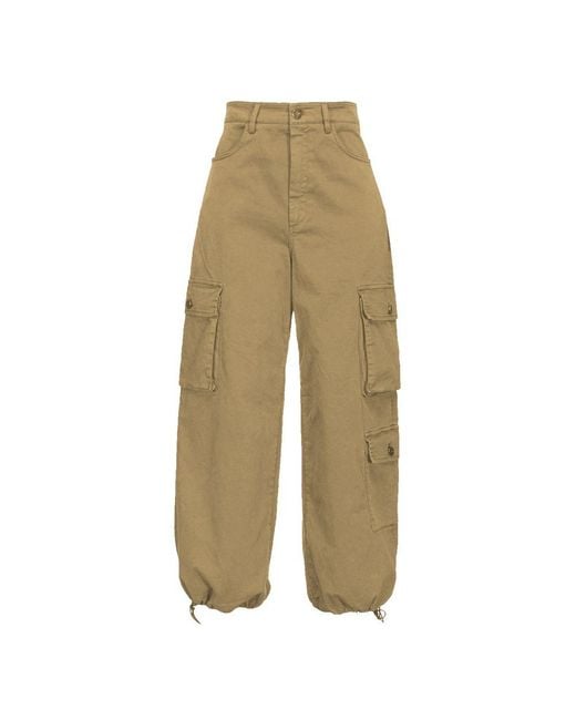 Pinko Natural Beige Cotton Jeans & Pant for men