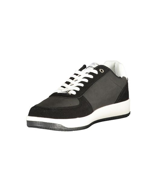 Gas Black Polyurethane Men Sneaker for men