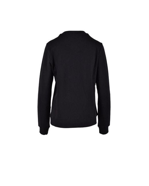 Love Moschino Black Cotton Sweatshirt