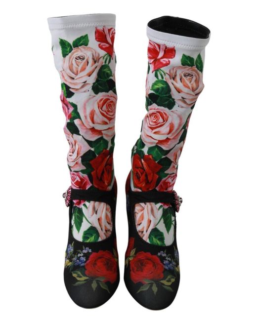 Dolce & Gabbana Red Heeled Boots