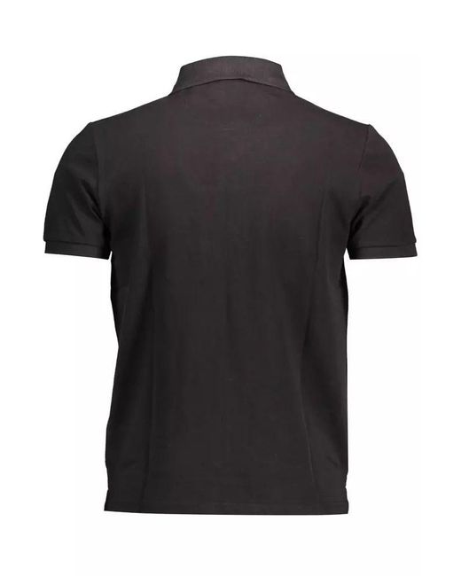 North Sails Black Cotton Polo Shirt for men