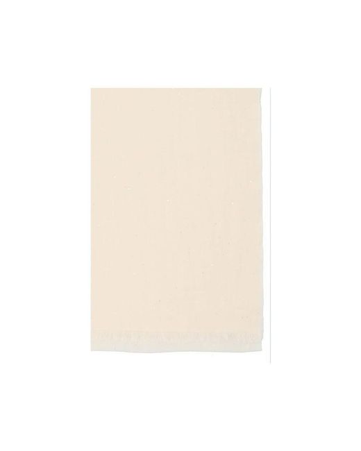 Faliero Sarti Natural Wool Scarf