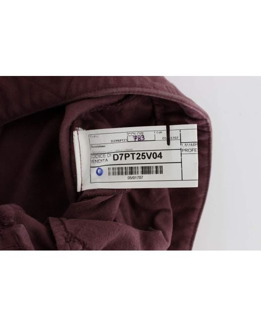 Ermanno Scervino Purple Straight Trousers