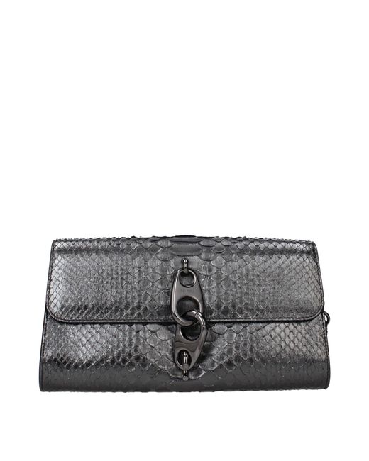 Tom Ford Gray Python Leather/ Clutch