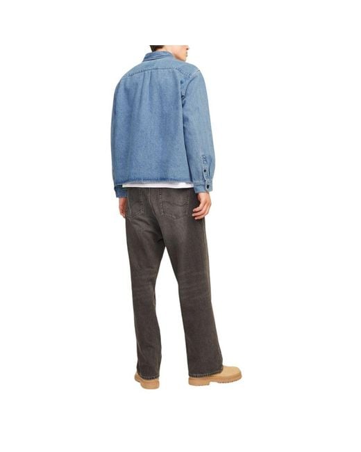 Jack & Jones Light Blue Denim Shirt for men