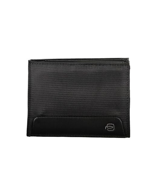 Piquadro Black Nylon Wallet for men