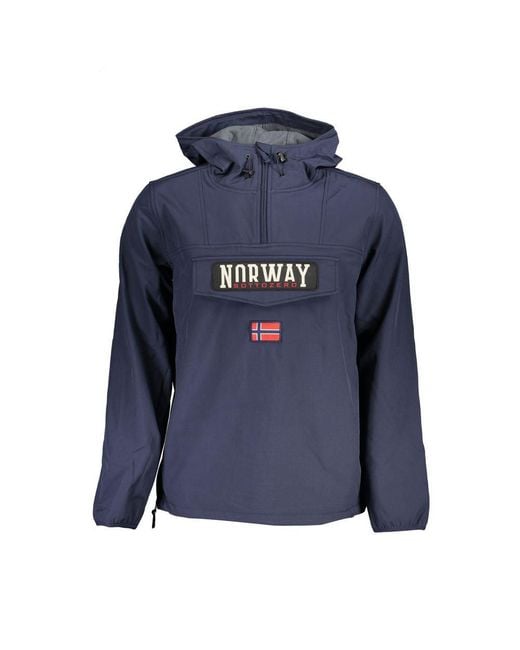 Norway 1963 Blue Polyester Jacket for men