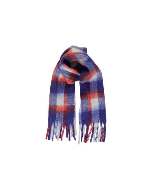 ONLY Blue Purple Polyester Scarf