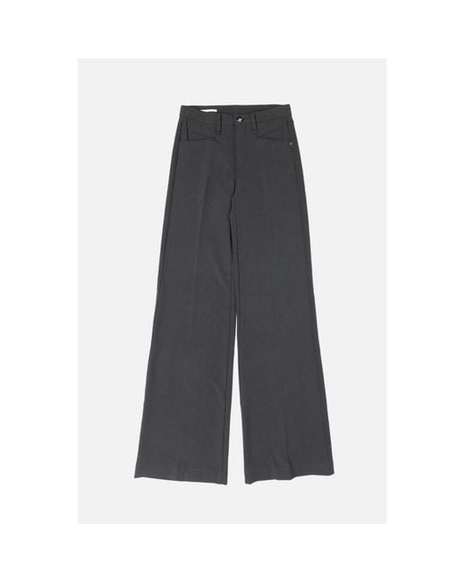 Gas Gray Polyester Casual Pants