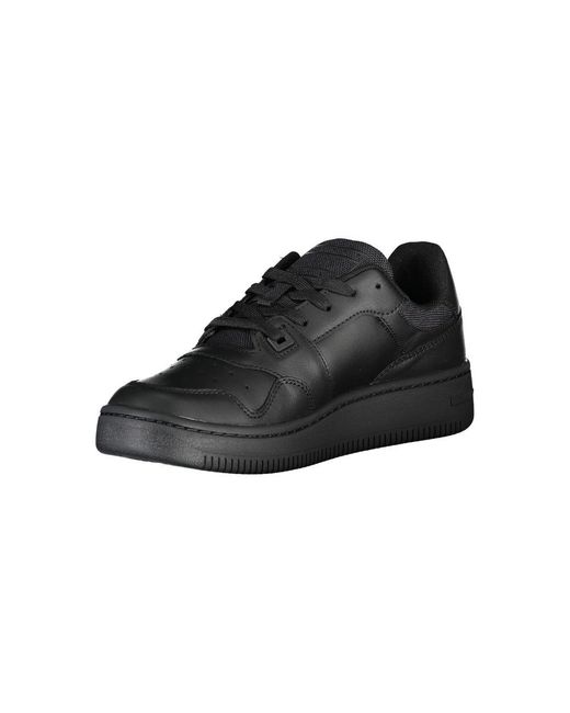 Tommy Hilfiger Black Chic Lace-Up Sneakers