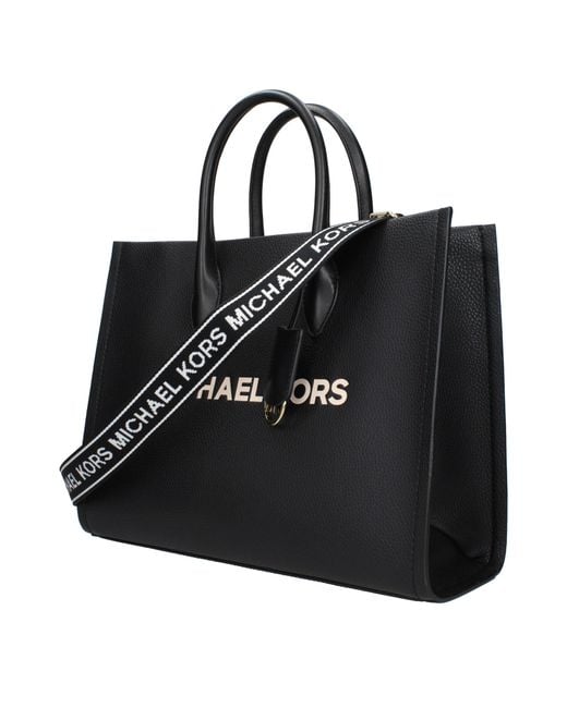 Michael Kors Black Mirella Leather Handbag