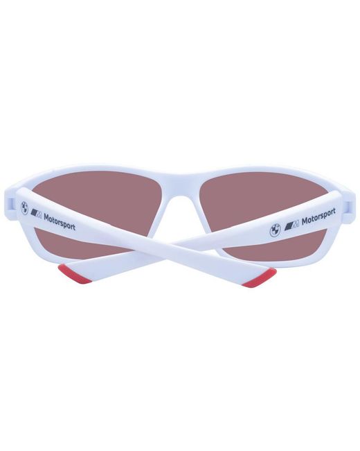 BMW Red White Plastic Sunglasses for men