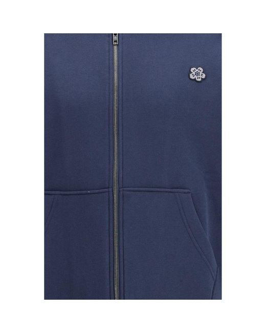 KENZO Blue Cotton Sweatshirt for men
