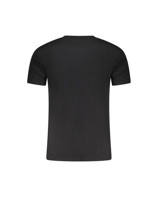 Aeronautica Militare Black Cotton Underwear Shirt for men