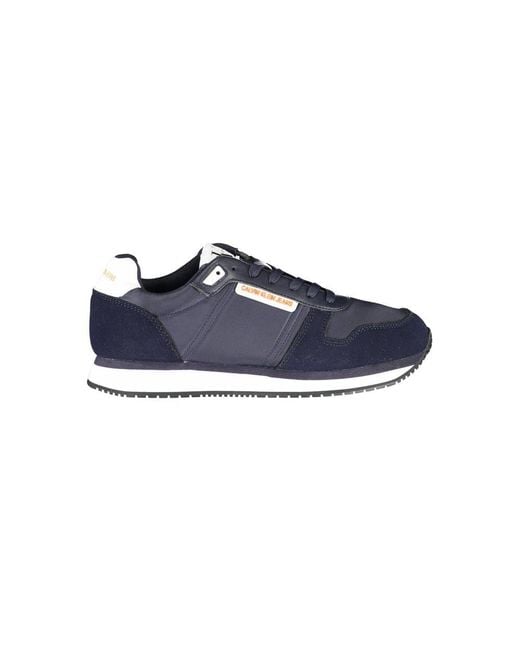 Calvin Klein Blue Polyester Sneaker for men