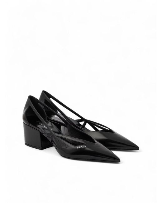 Prada Black Leather Cut for men