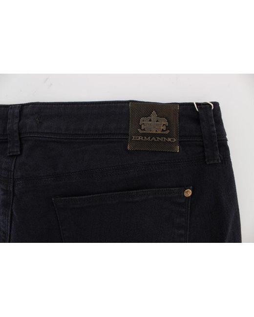 Ermanno Scervino Blue Chic Casual Fit Italian Designer Jean