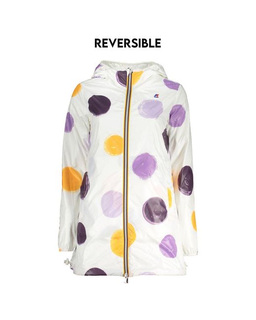 K-Way Multicolor Sleek Reversible Hooded Jacket Essential