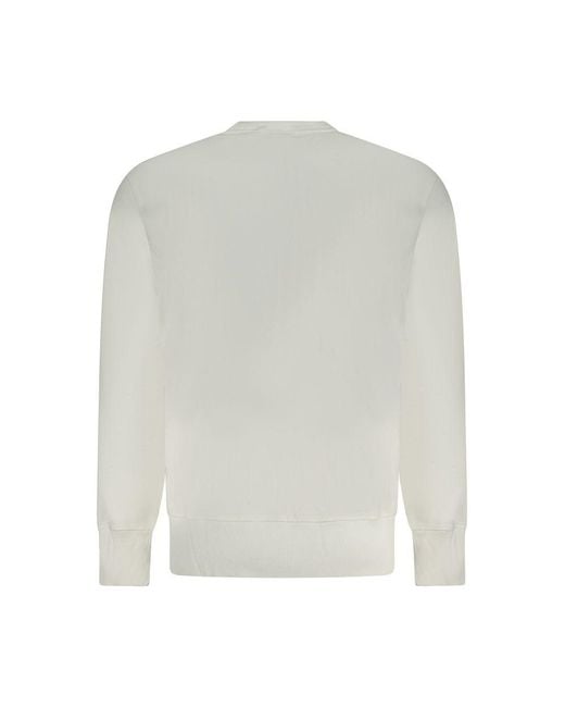 Calvin Klein White Cotton Men Sweatshirt for men